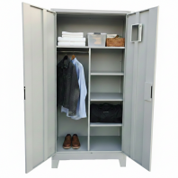 Vestiar fiset compartimentat pentru haine, cu picioare, 90x40x190cm Vestiar fiset compartimentat pentru haine, cu picioare, 90x40x190cm